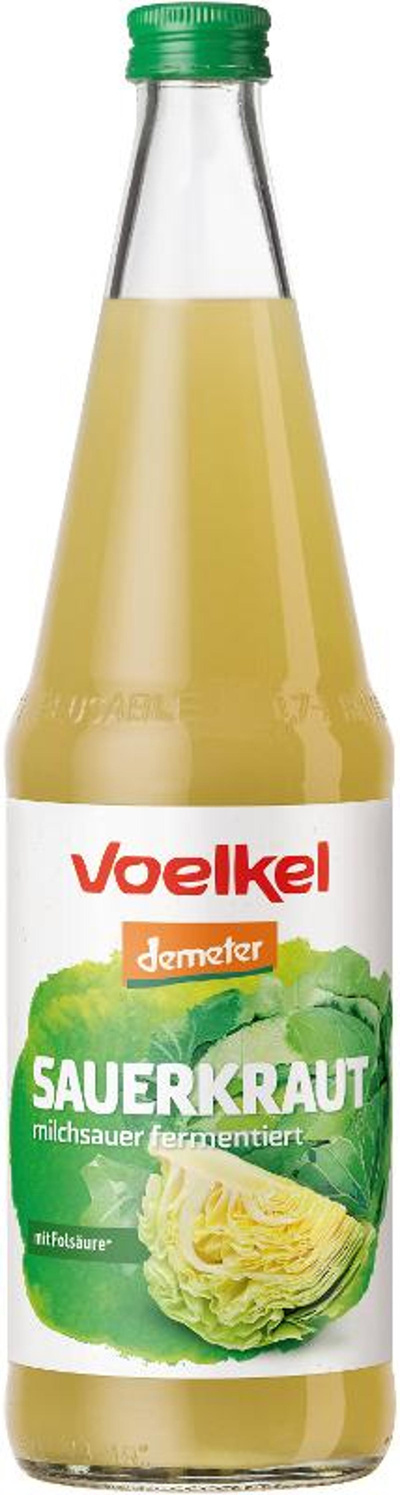Produktfoto zu Sauerkrautsaft Demeter 0,7l