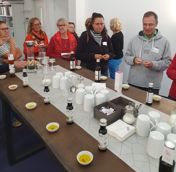Öl-Verkostung bei Bio Planete