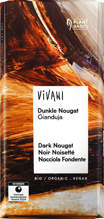 Produktfoto zu Schokolade Dunkle Nougat 80g