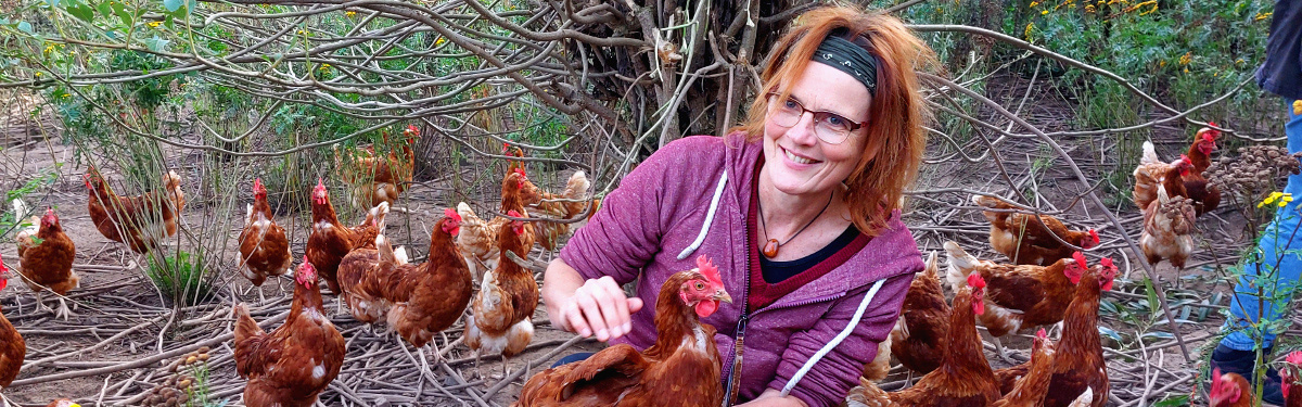 Team Lotta Karotta beim Hühnerhof Gallina