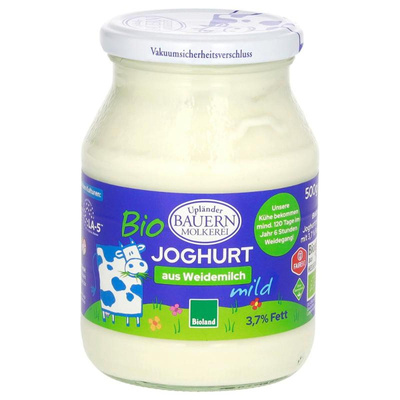 Produktfoto zu Naturjoghurt mild 3,7 Upländer