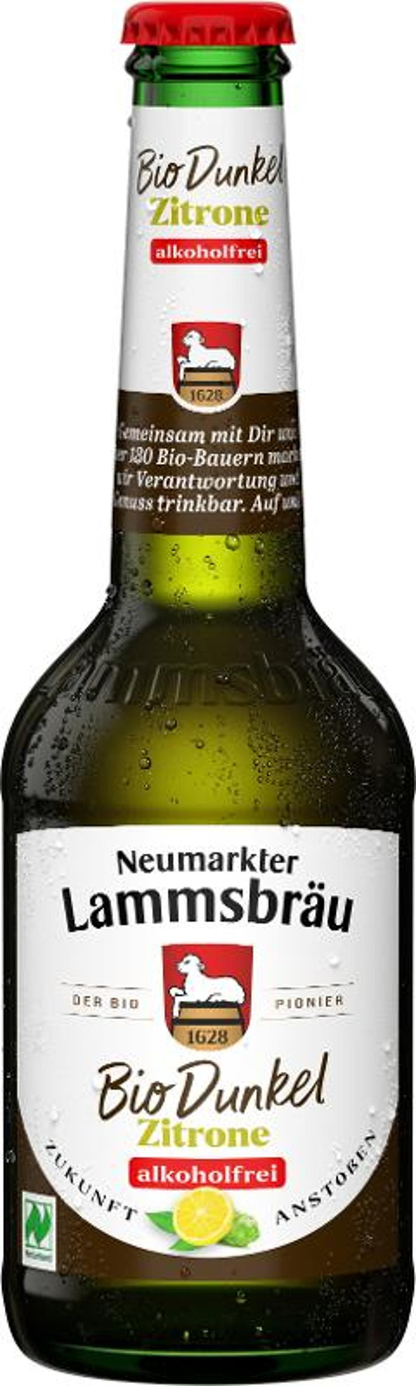 Produktfoto zu Kiste Lammsbräu Dunkel Zitrone alkoholfrei 10*0,33l