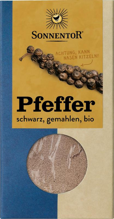 Produktfoto zu Pfeffer schwarz, gemahlen 50g