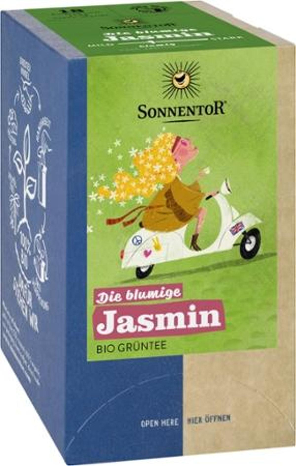 Produktfoto zu Jasmin Grüntee 18 Teebeutel