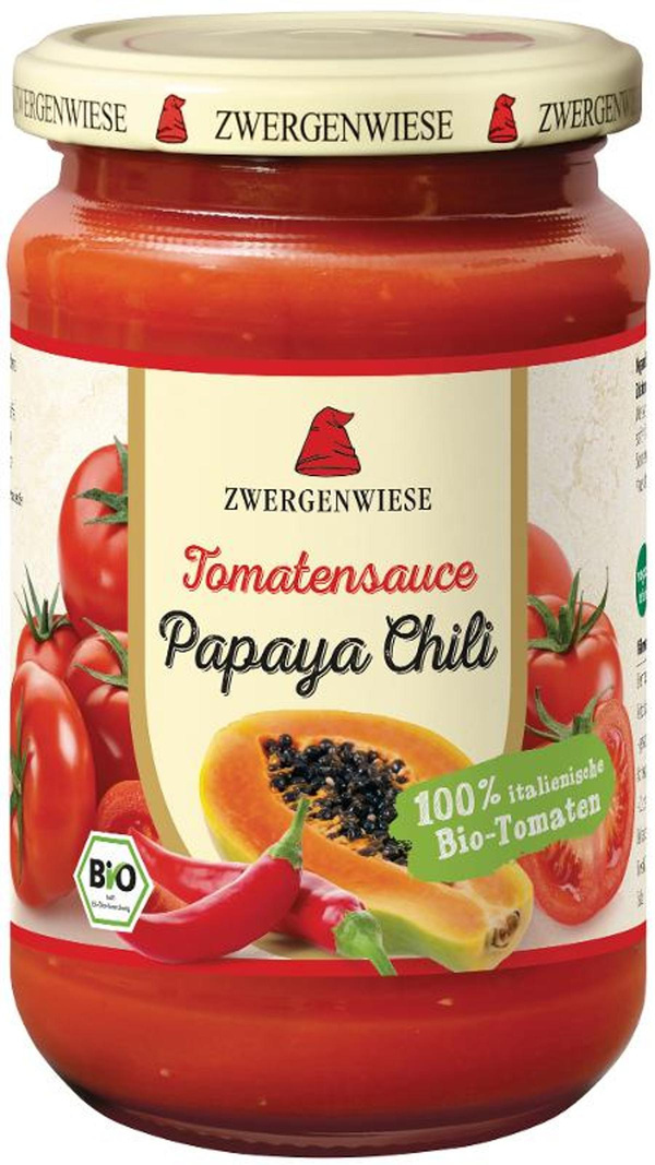 Produktfoto zu Tomatensauce Papaya-Chili 340ml