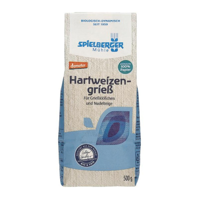 Produktfoto zu Hartweizengrieß 500g