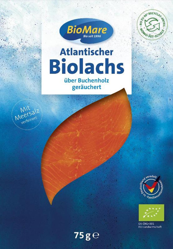 Produktfoto zu Lachs geräuchert 75g