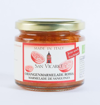 Produktfoto zu Blutorangenmarmelade 240g