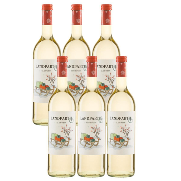 Produktfoto zu Kiste Glühwein weiß Landpartie 6*0,75l