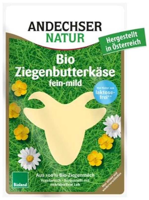 Produktfoto zu Ziegen-Butterkäse Scheiben 100g