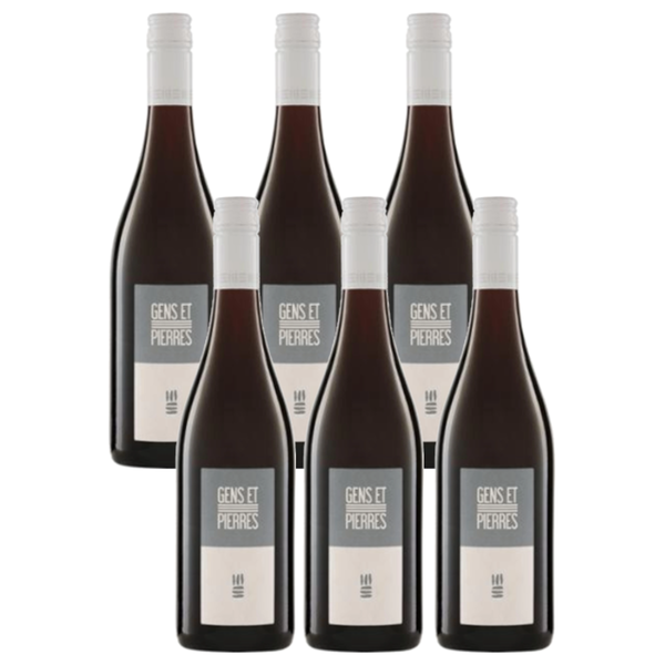 Produktfoto zu Kiste 'Gens et Pierres' Sud-Sud Rouge 6*0,75l