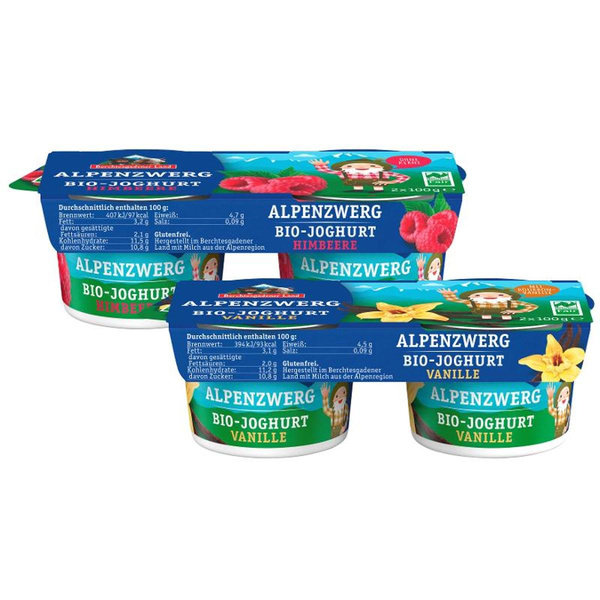 Produktfoto zu Alpenzwerge je Himbeer & Vanille
