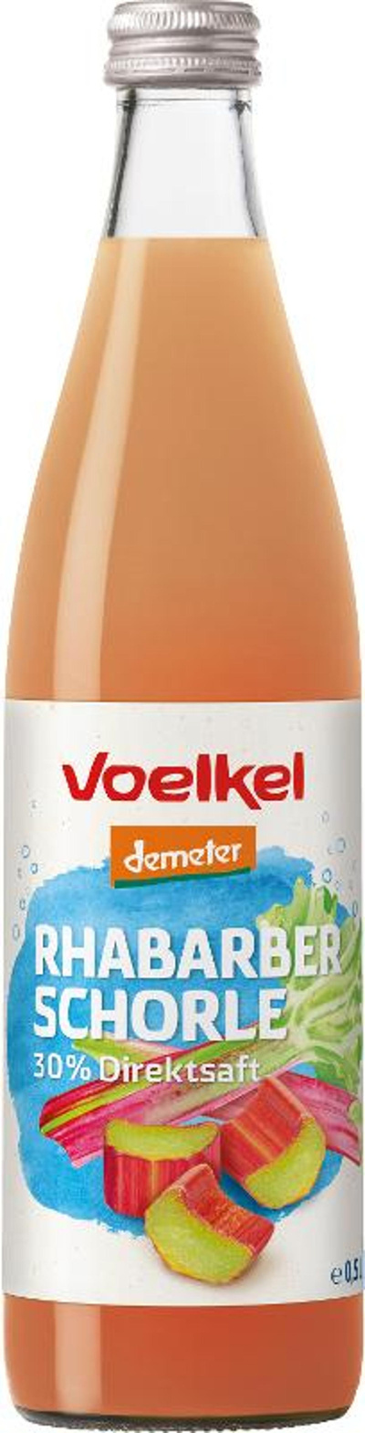 Produktfoto zu Rhabarber Schorle 0,5l