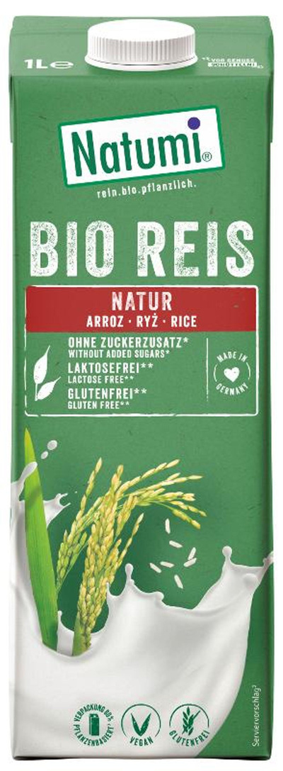 Produktfoto zu Kiste Reis-Drink natural 8*1l