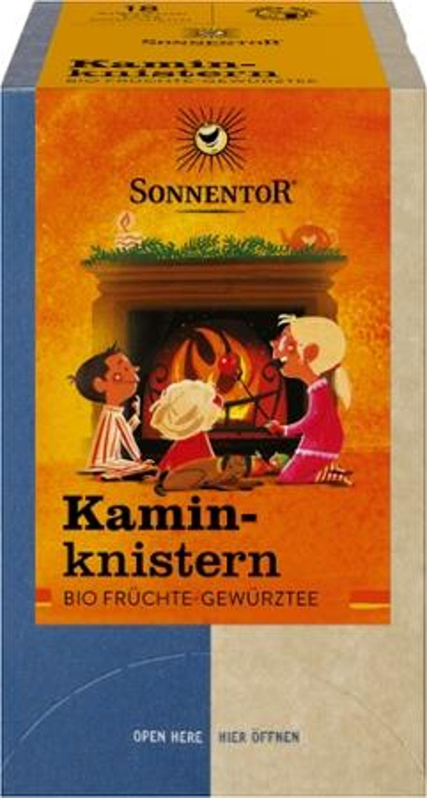 Produktfoto zu Kaminknistern Früchtetee 18 Bt.
