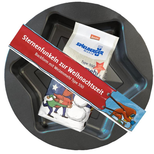 Produktfoto zu Sternbackform mit Weizenmehl 1kg