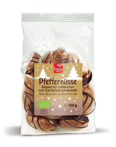 Produktfoto zu Pfeffernüsse schokoliert 125g