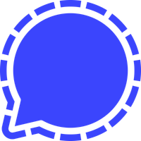KI generiert: Ein blaues Symbol einer Sprechblase mit kreisförmigem Design.