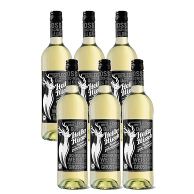Produktfoto zu Kiste Heißer Hirsch Glühwein Weiß 6*0,75l