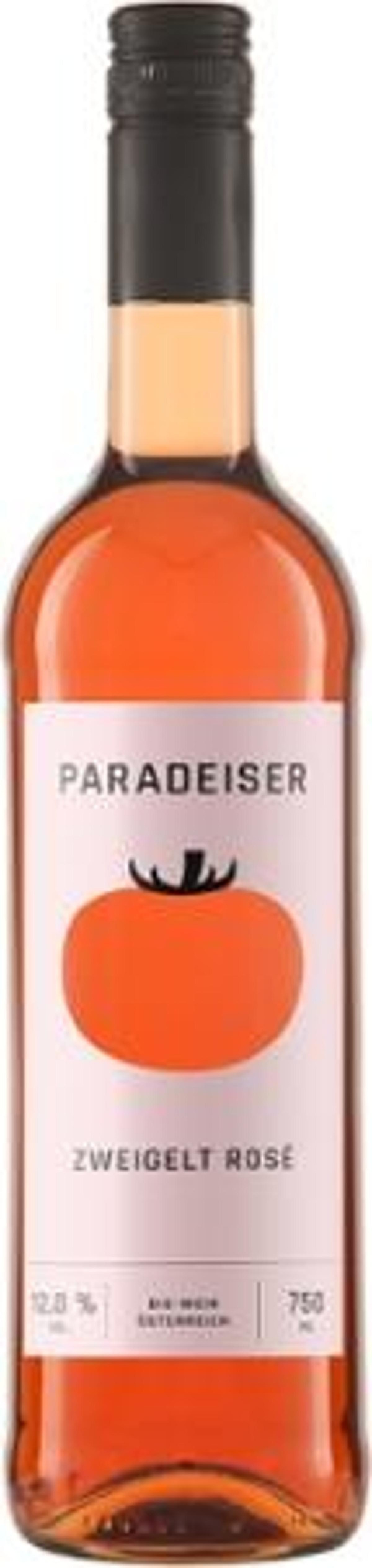 Produktfoto zu Kiste Zweigelt Rosé "Paradeiser" 6*0,75l