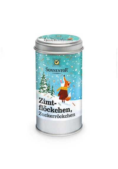 Produktfoto zu Zimtflöckchen Zuckerröckchen Streudose 70g
