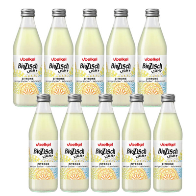 Produktfoto zu Kiste BioZisch light Zitrone 10*0,33l