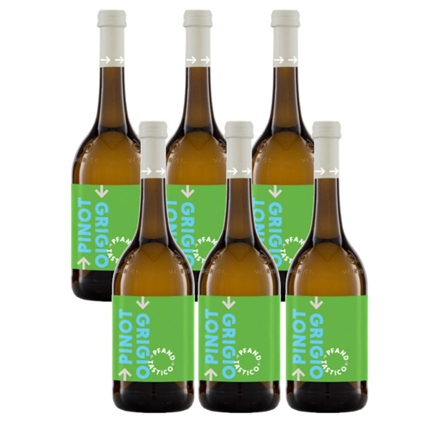 Produktfoto zu Kiste PFANDtastico Pinot Grigio IGT 6*0,75l