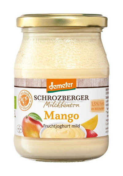 Produktfoto zu Joghurt Mango  Demeter