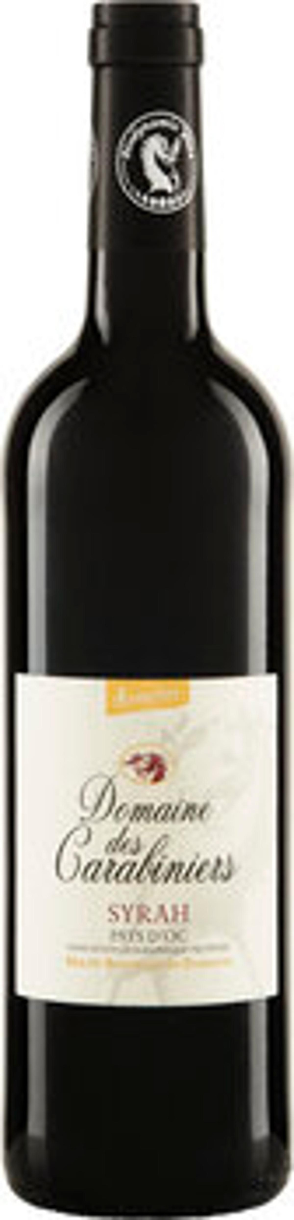 Produktfoto zu Syrah Pays d'Oc Carabiniers 0,75l