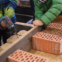 Bau eines Insktenhotels