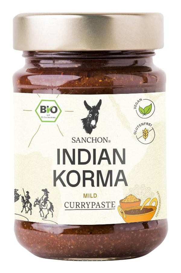 Produktfoto zu Currypaste Korma Kokosnusscurrypaste 190g