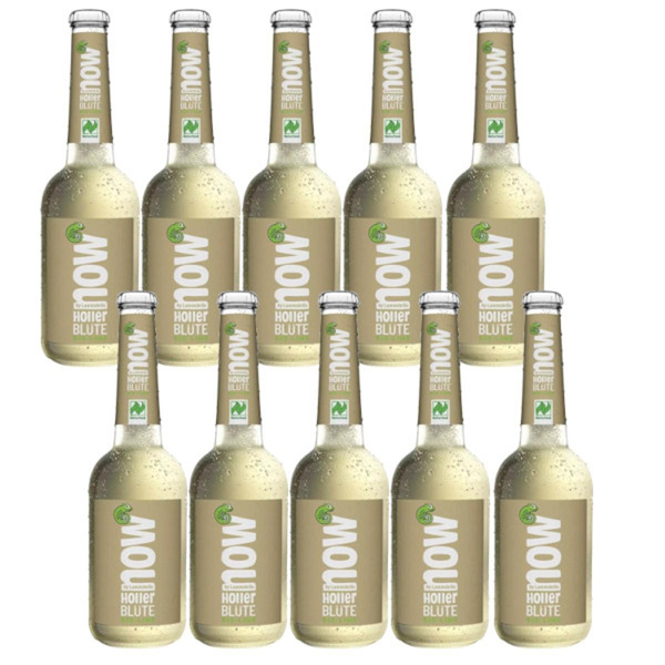 Produktfoto zu Kiste now Hollerblüte 10x0,33l