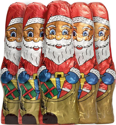 Produktfoto zu Schoko-Nikoläuse 5 Stück von Rosengarten