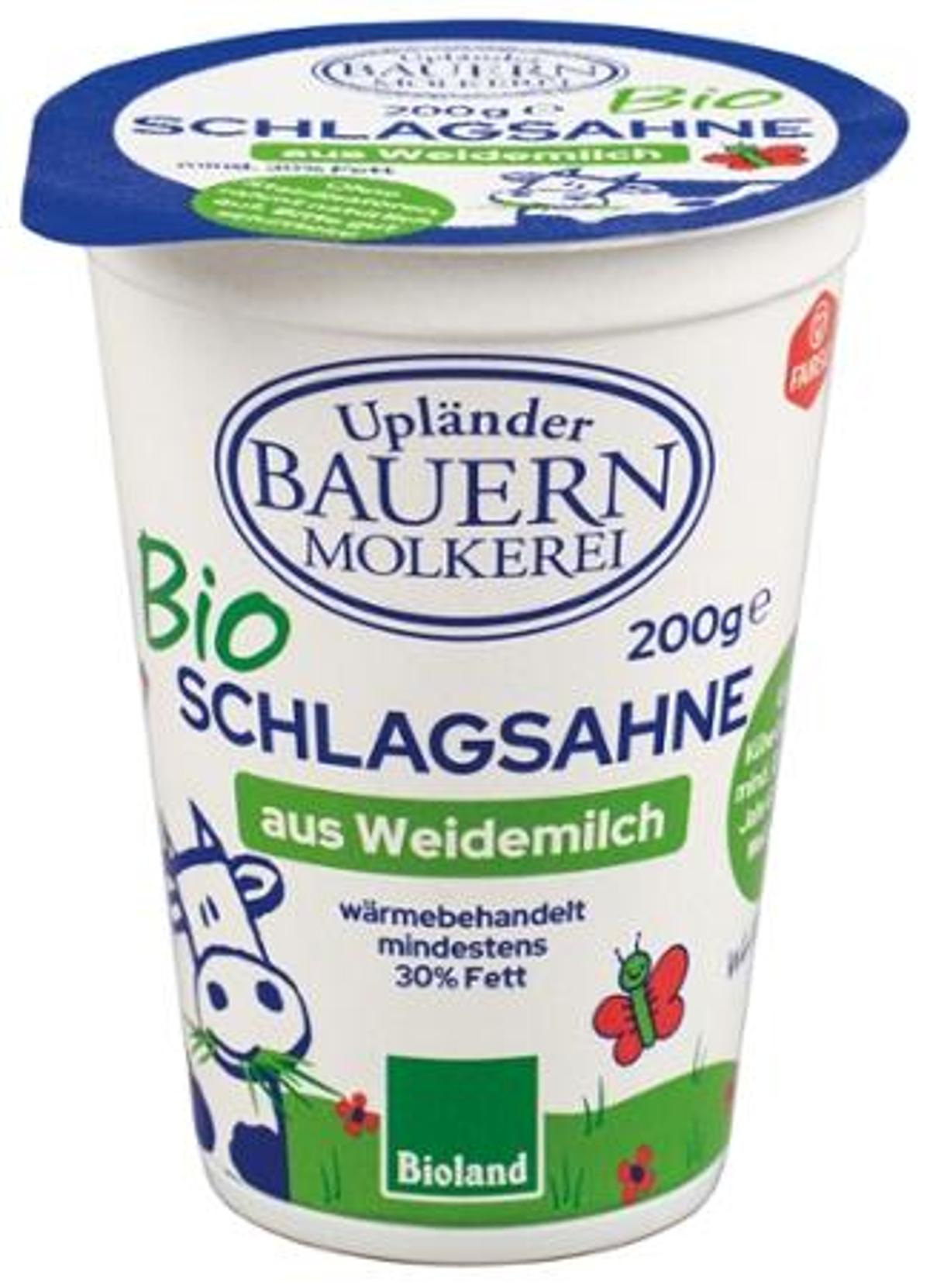Schlagsahne im Becher