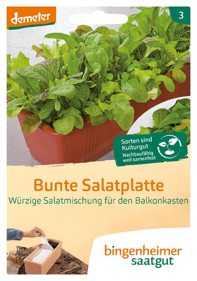 Produktfoto zu Bunte Salatplatte Saatgut