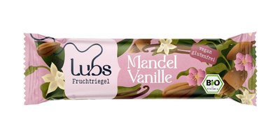 Produktfoto zu Fruchtriegel Mandel Vanille 40g glutenfrei vegan