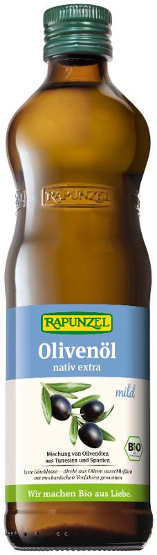 Produktfoto zu Olivenöl mild nativ extra 0,5l Rapunzel