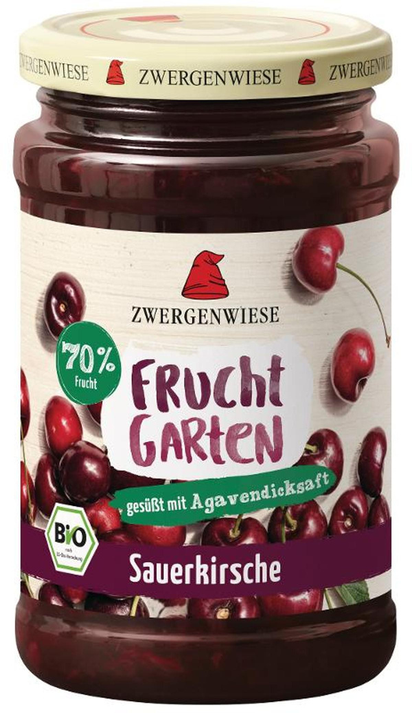 Produktfoto zu Fruchtgarten Sauerkirsche 225g