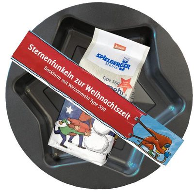 Produktfoto zu Sternbackform mit Weizenmehl 1kg