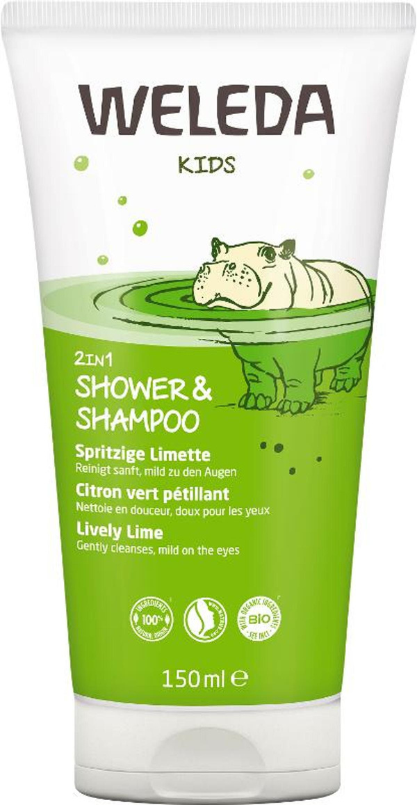 Produktfoto zu Kids Shower & Shampoo Limette 2in1 150ml