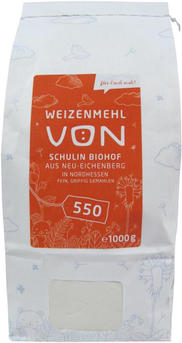 Produktfoto zu Weizenmehl 550 1kg