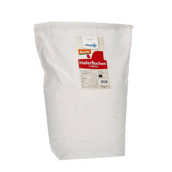 Produktfoto zu Haferflocken Großblatt 5kg-Sack