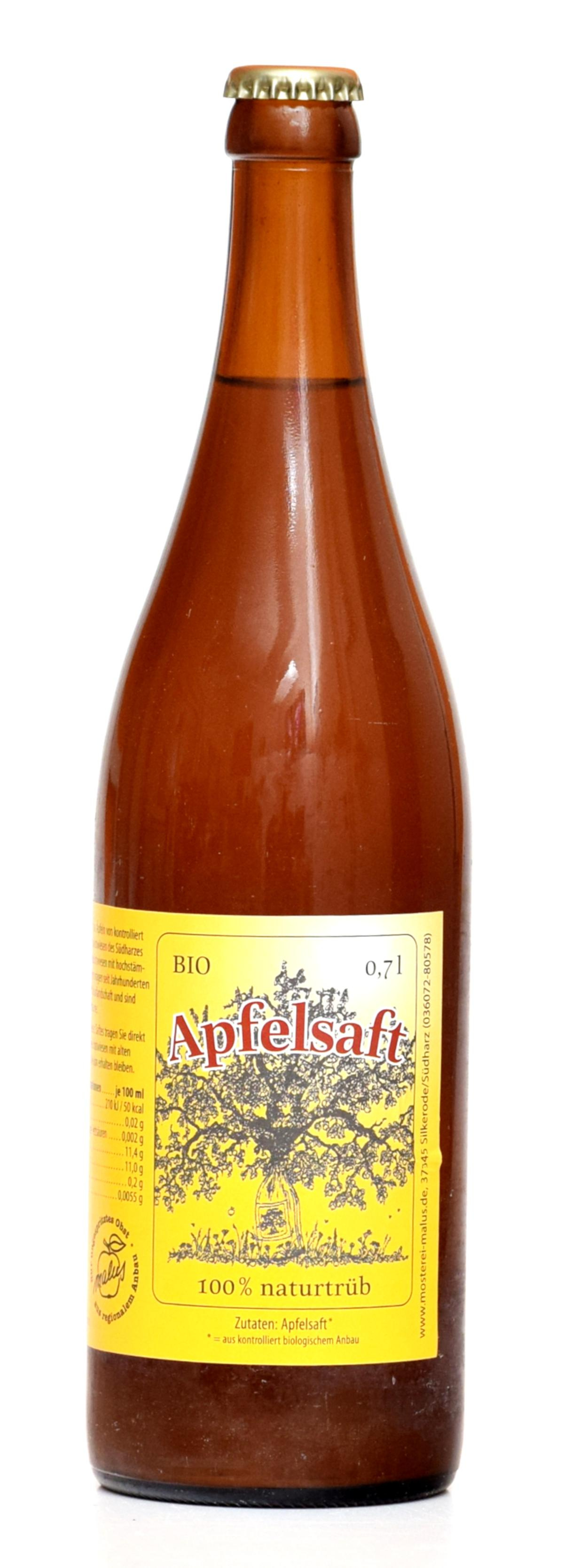 Apfelsaft Streuobst 0,7l Flasche