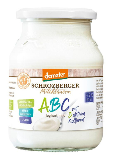 Produktfoto zu Joghurt natur ABC-Ferment aktiv 3,7%